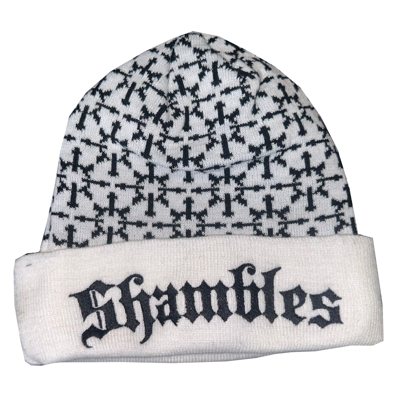 "Snow" Shambles Beanie